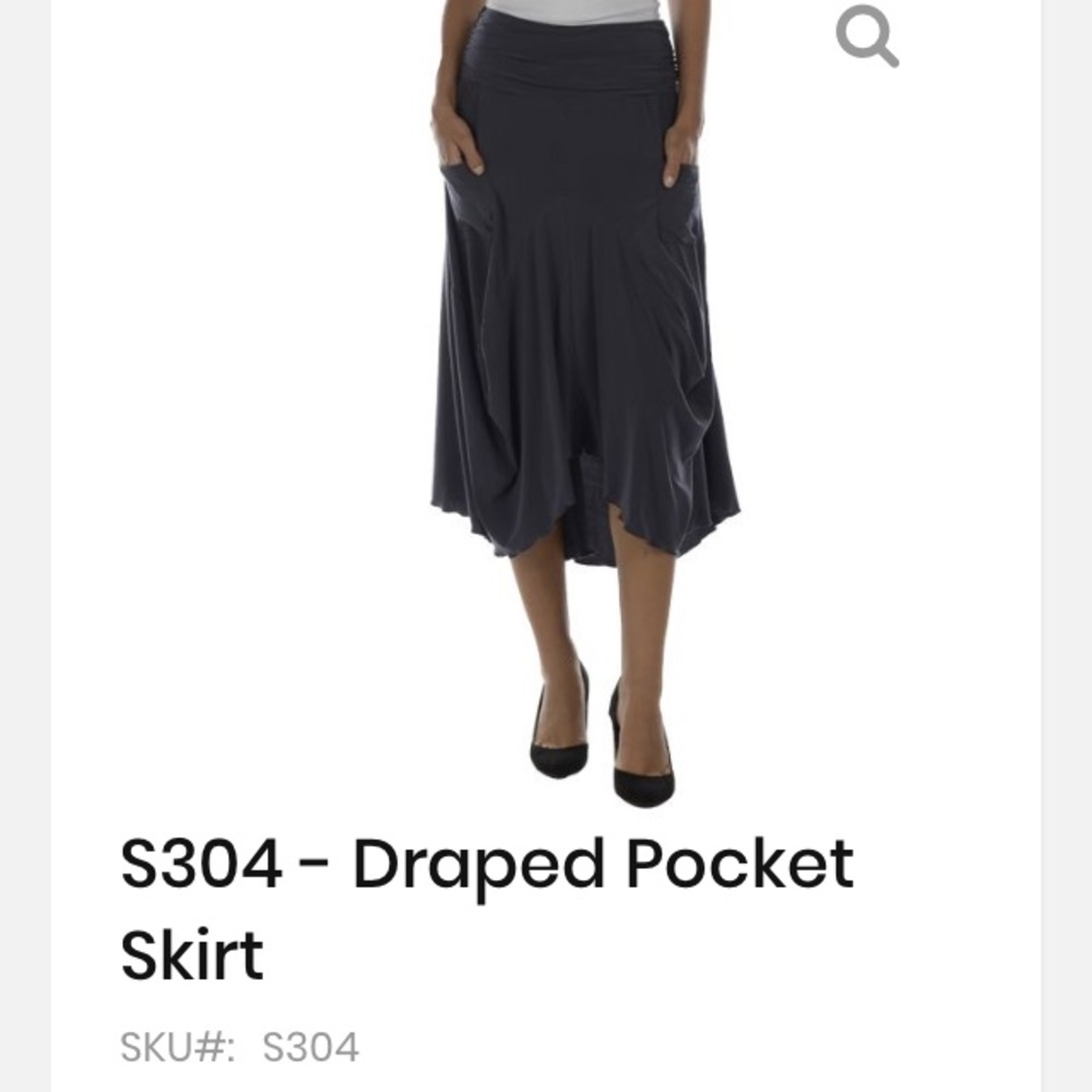 Last Tango drape skirt